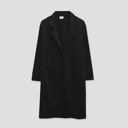 Women's Winter Outwear Bienka British Style Collar Fleece Long Coat Women's Jacket Image Black S 