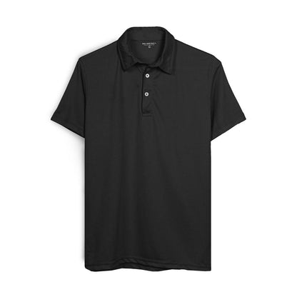 Polo Republica Men's Polyester Mesh Sports Polo Shirt Men's Polo Shirt Polo Republica Black XS 