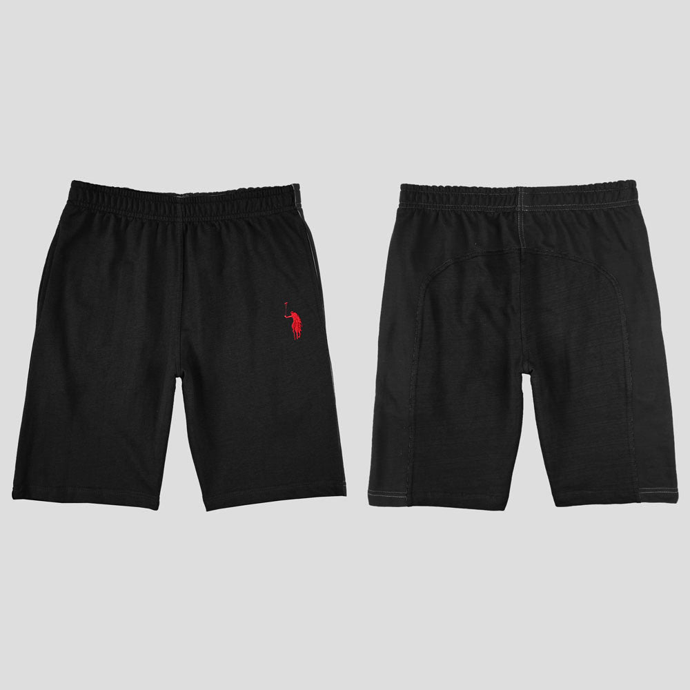 Polo Republica Men's Pony Embroidered Terry Shorts Men's Shorts Polo Republica Black S 