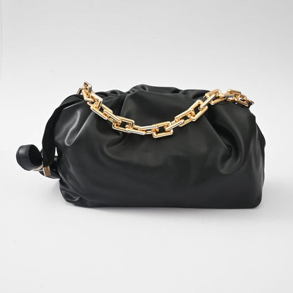 Women's Strasbourg Leather Classis Hand/Shoulder Bag bag SNAN Traders Black 