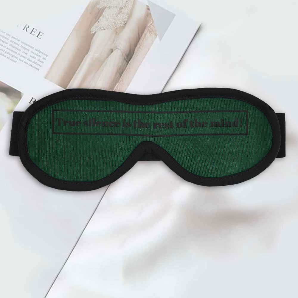 Polo Republica Eye Mask for Sleeping. Made-With-Waste! Eyewear Polo Republica Bottle Green True Silence 