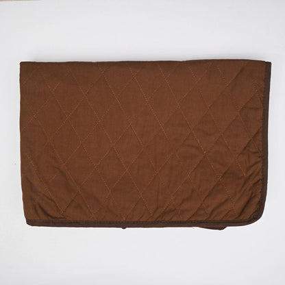 LED Cover Made By Dual Layer Cotton Polyster Filling Quilted Fabric Washable Stuff Home Decor FGT Brown 