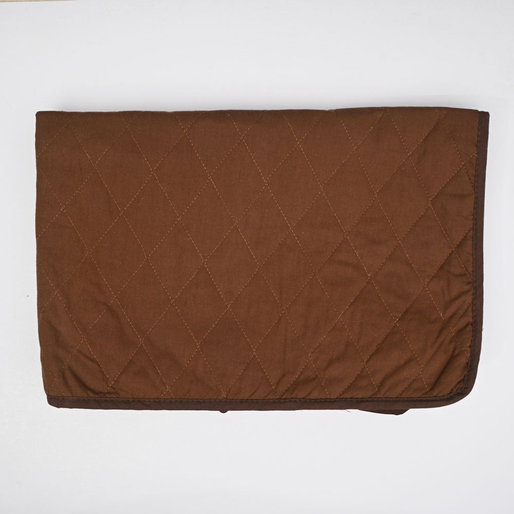 Fridge Cover Made By Dual Layer Cotton Polyster Filling Quilted Fabric Washable Stuff Home Decor FGT Brown Medium 