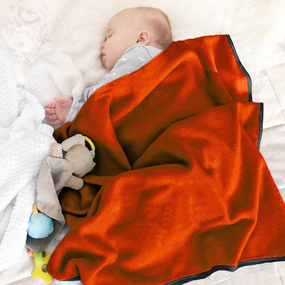 Polo Republica Polar Fleece Blanket Blanket Polo Republica Orange 72 x 52 