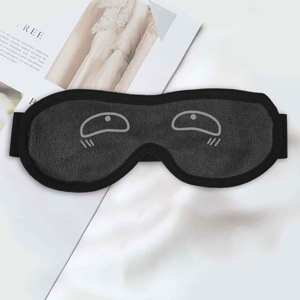 Polo Republica Eye Mask for Sleeping. Made-With-Waste! Eyewear Polo Republica Charcoal Puffy Eyes 