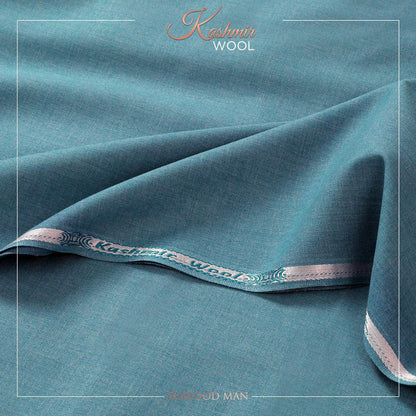 Men's Kashmir Wool Kurta Shalwar-Unstitched Suit Men's Unstitched Suit Reha Home Codet Blue 