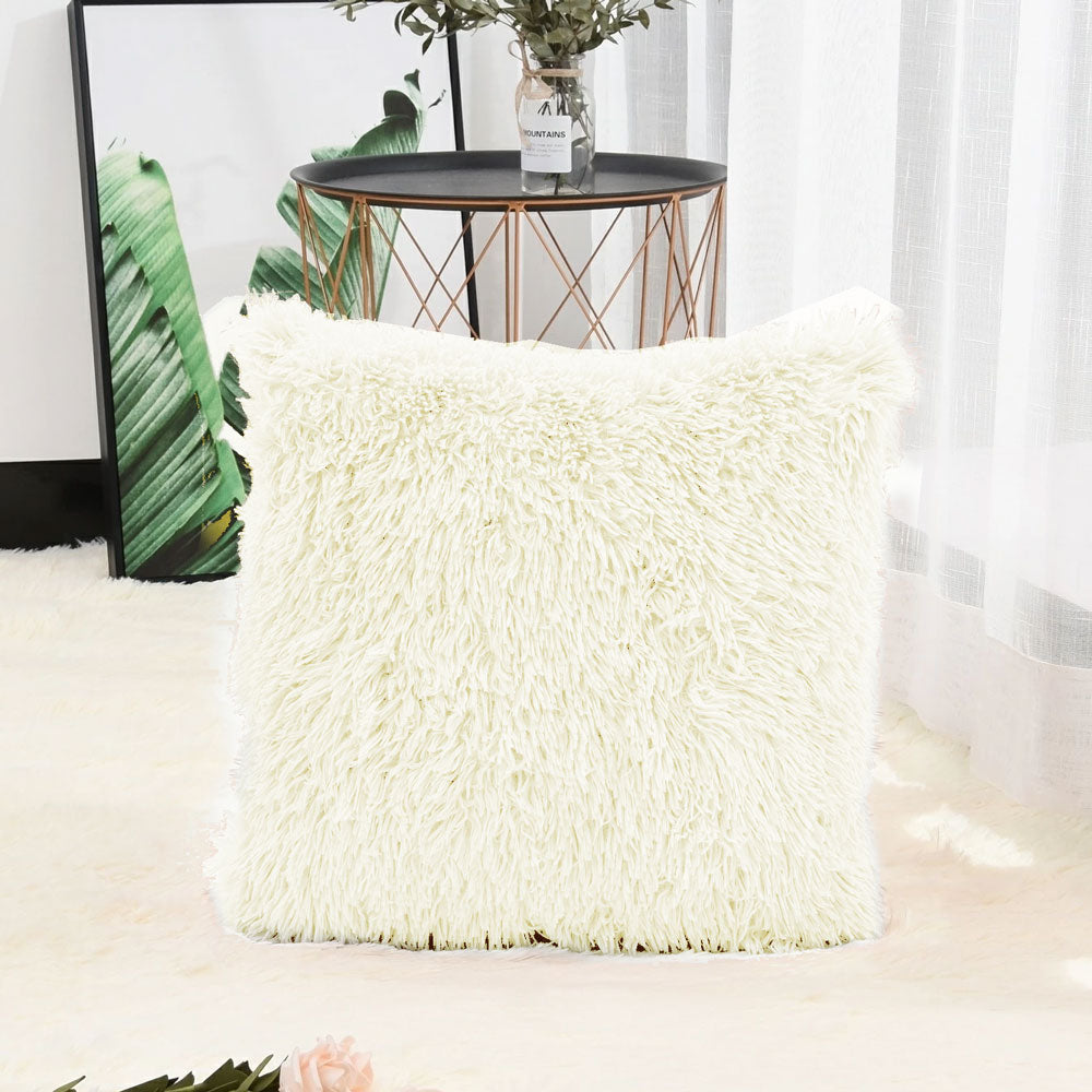 Ciudad Fur Design Cushion Cover Home Textile URA Cream 