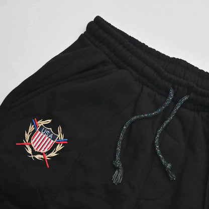 Polo Repubilca Men's USA Crest & Pony Embroidered Jogger Pants Men's Shorts Polo Republica 