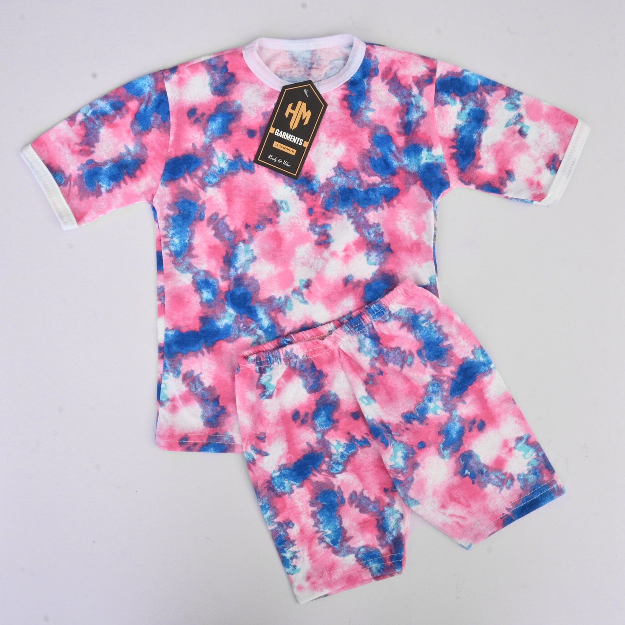 Kid's Aranos Crew Neck Tee and Shorts Set Boy's Suit Set HMG D10 12-18 Months 