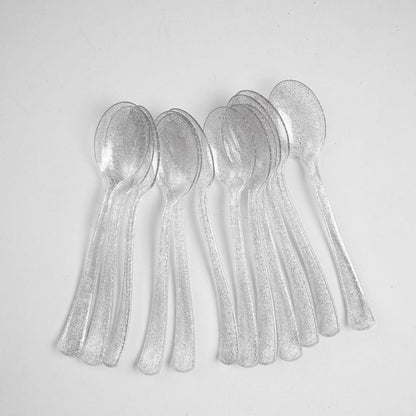 Cutlery Dining Plastic Spoon- Pack of 12 Home Supplies Bohotique 