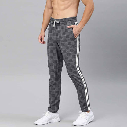 Archer & Finch Men's Check Design Strips Jogger Pants Men's Trousers LFS 
