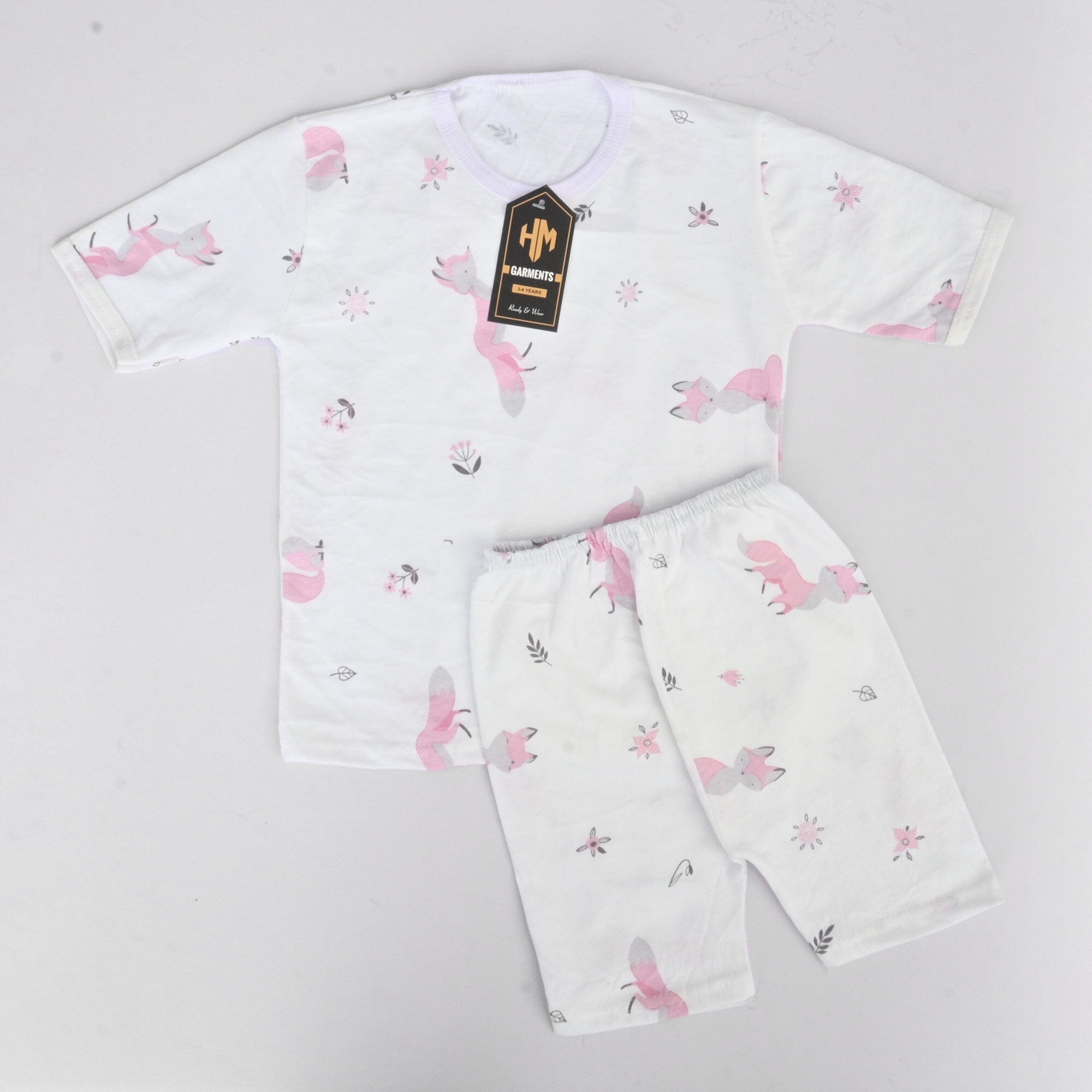 Kid's Aranos Crew Neck Tee and Shorts Set Boy's Suit Set HMG D9 12-18 Months 