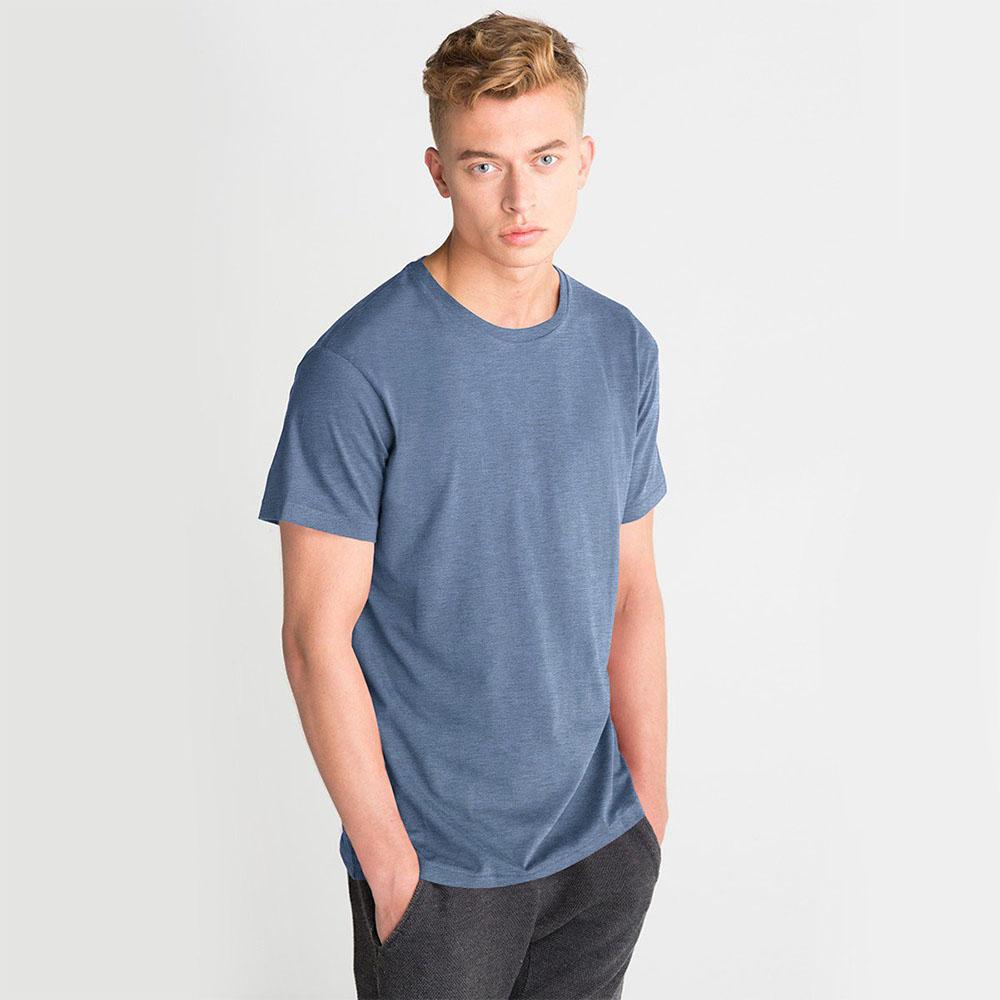 LE Bokrid Short Sleeve B Quality Tee Shirt B Quality Image Dark Blue L 