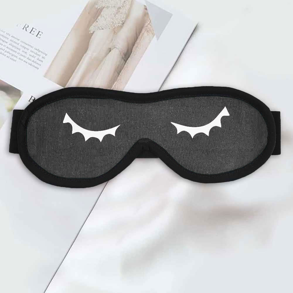 Polo Republica Eye Mask for Sleeping. Made-With-Waste! Eyewear Polo Republica Dark Grey Eyelashes 