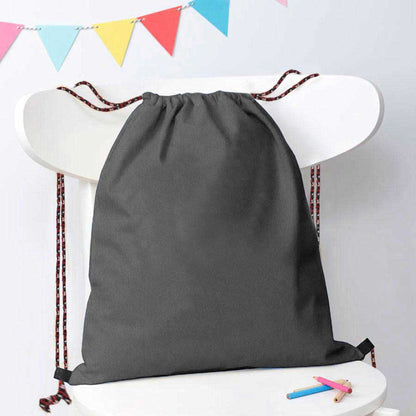 Polo Republica Basics Drawstring Bag. Made-With-Waste Drawstring Bag Polo Republica Light Graphite 