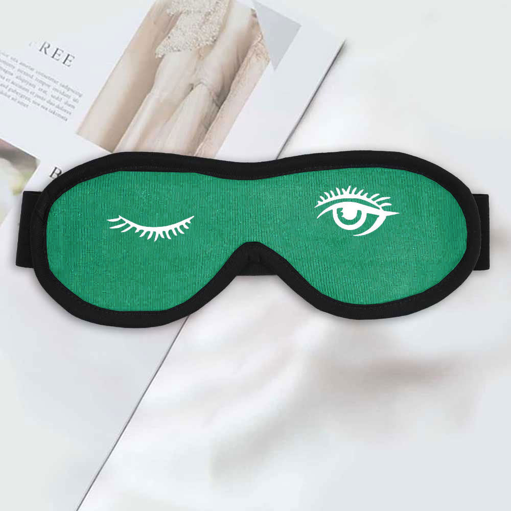Polo Republica Eye Mask for Sleeping. Made-With-Waste! Eyewear Polo Republica Green Winkle 