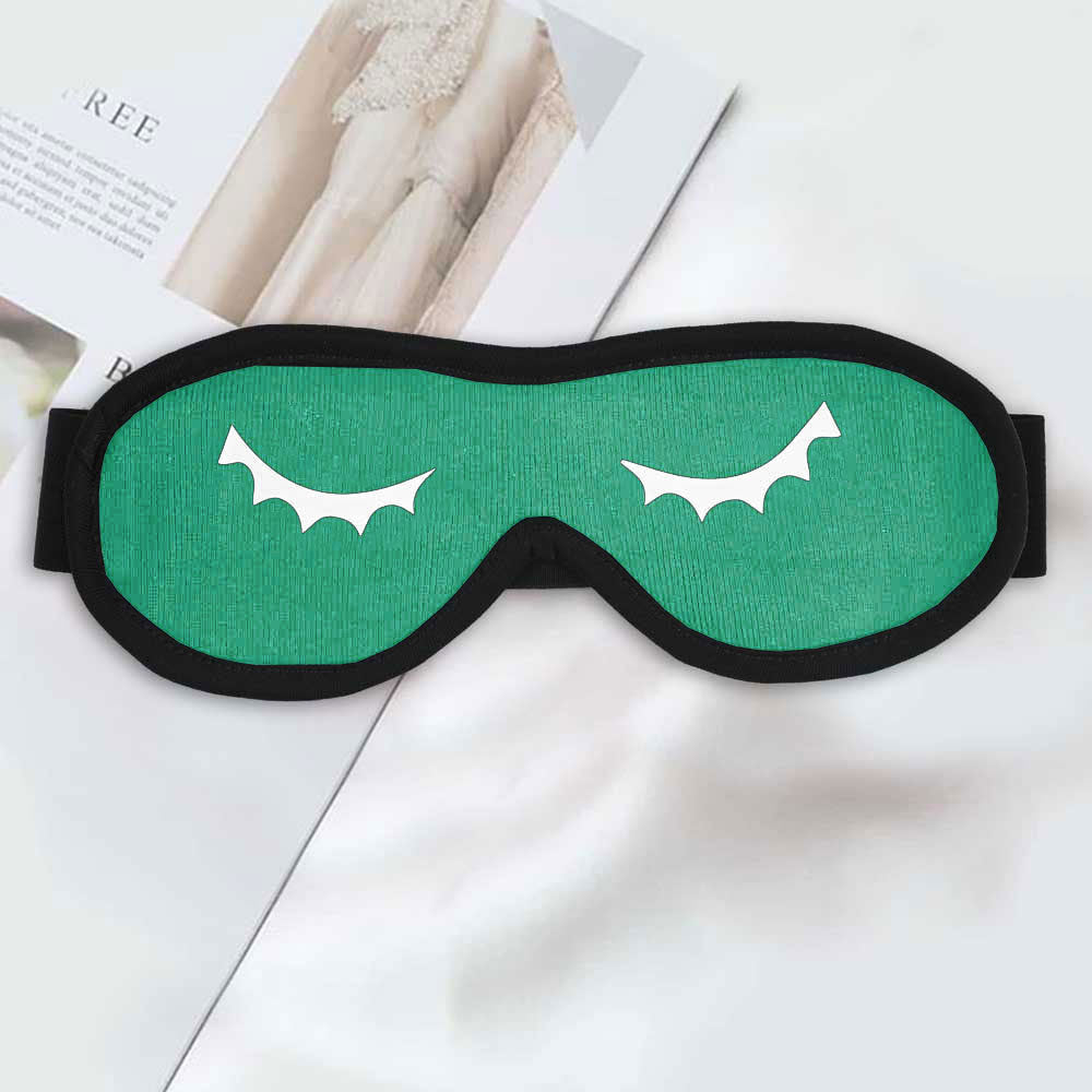 Polo Republica Eye Mask for Sleeping. Made-With-Waste! Eyewear Polo Republica Green I Love My Sleep 