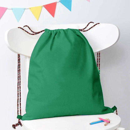 Polo Republica Basics Drawstring Bag. Made-With-Waste Drawstring Bag Polo Republica Green 
