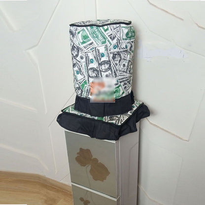 Standard Water Dispenser Cover Set Home Decor FGT White & Green 