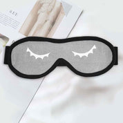 Polo Republica Eye Mask for Sleeping. Made-With-Waste! Eyewear Polo Republica Heather Grey Eyelashes 