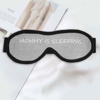 Polo Republica Eye Mask for Sleeping. Made-With-Waste! Eyewear Polo Republica Heather Grey Mommy Is Sleeping 