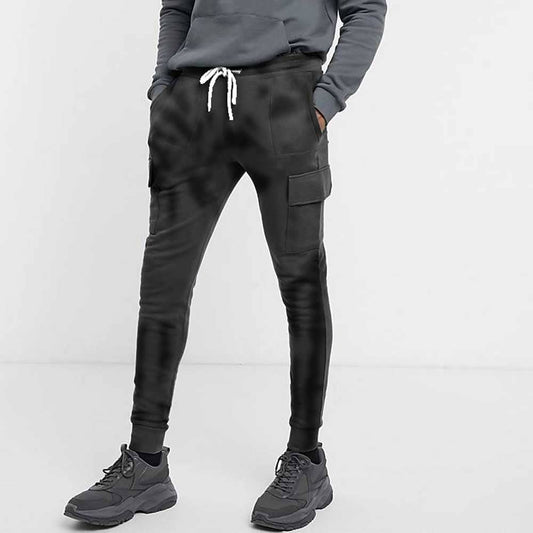 Men's Cut Label Tie & Dye Style Terry Jogger Pants Men's Jogger Pants Yasir Bin Asad 