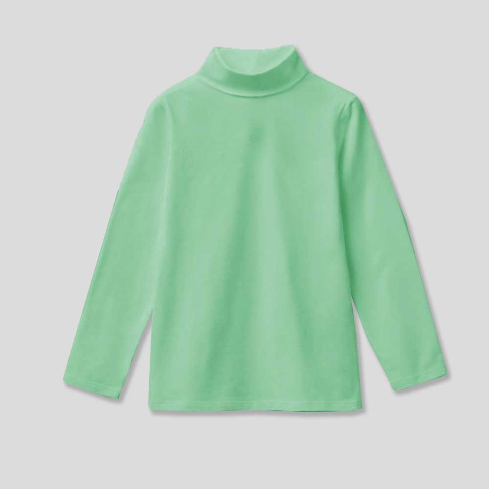 Safina Kid's High Turtle Neck Minor Fault Sweat Shirt Minor Fault Image Mint Green 2-3 Years 