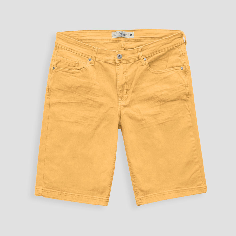 Men's Velona Stylish Jeans/Denim Shorts Men's Shorts IST Light Yellow 28 20