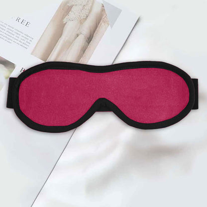 Polo Republica Alesund Solid Eye Mask for Sleeping. Made-With-Waste! Eyewear Polo Republica Magenta 
