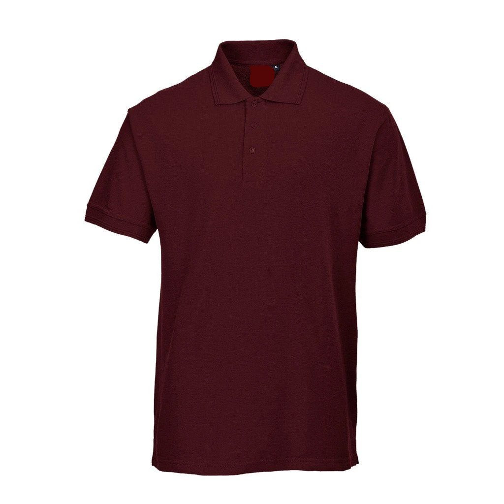 PRT Vonboni Short Sleeve Polo Shirt Men's Polo Shirt Image Maroon S 