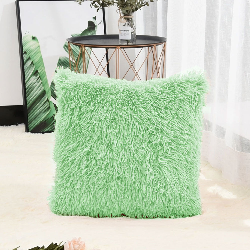Ciudad Fur Design Cushion Cover Home Textile URA Mint Green 