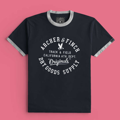 Archer & Finch Men's Track & Field California Printed Tee Shirt Men's Tee Shirt LFS 
