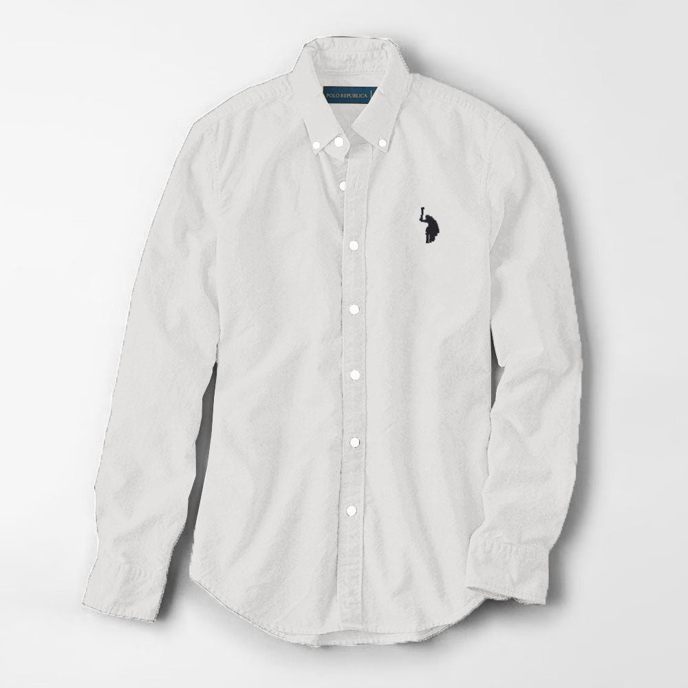 Polo Republica Men's Premium Pony Embroidered Plain Casual Shirt II