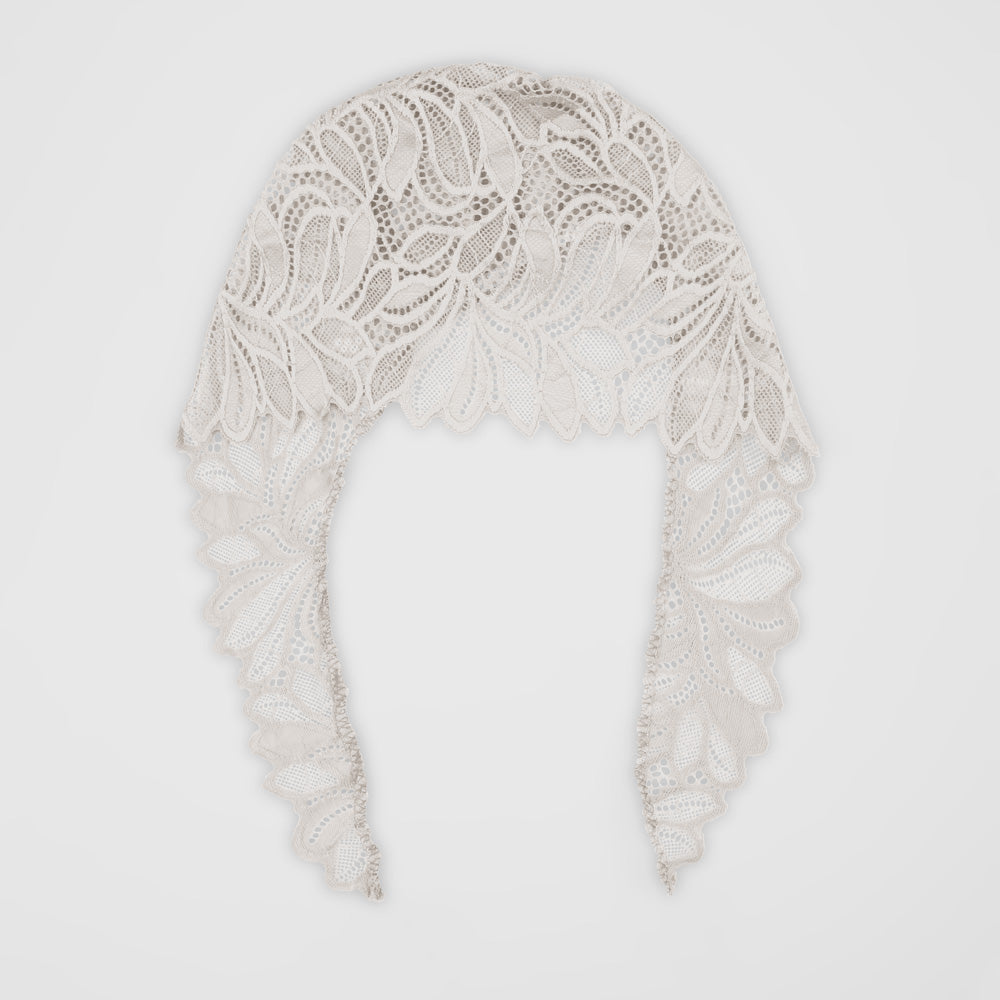 Women's Lovech Net Design Under Scarf Hijab Cap Women's Accessories De Artistic Off White 
