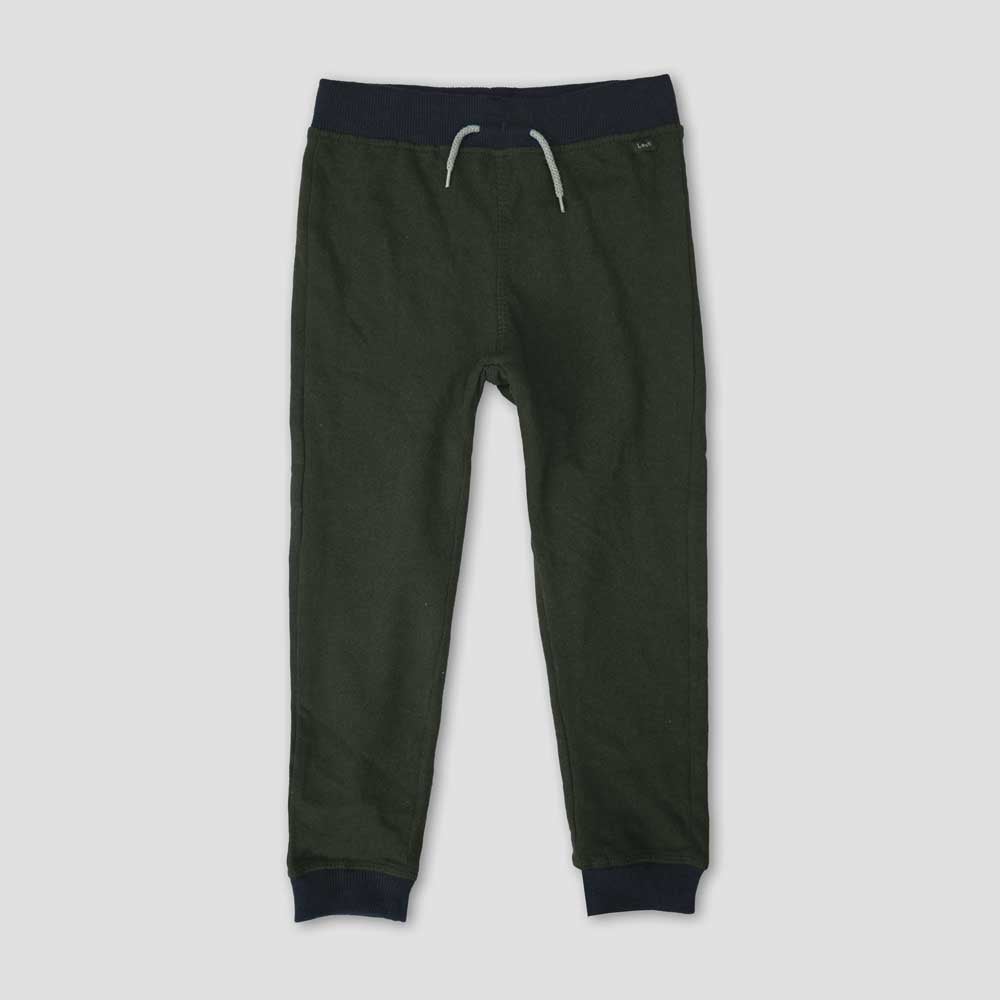 Lee Kid's Carthage Contrast Fleece Jogger pants Boy's Trousers HAS Apparel Olive & Navy 12 Month 