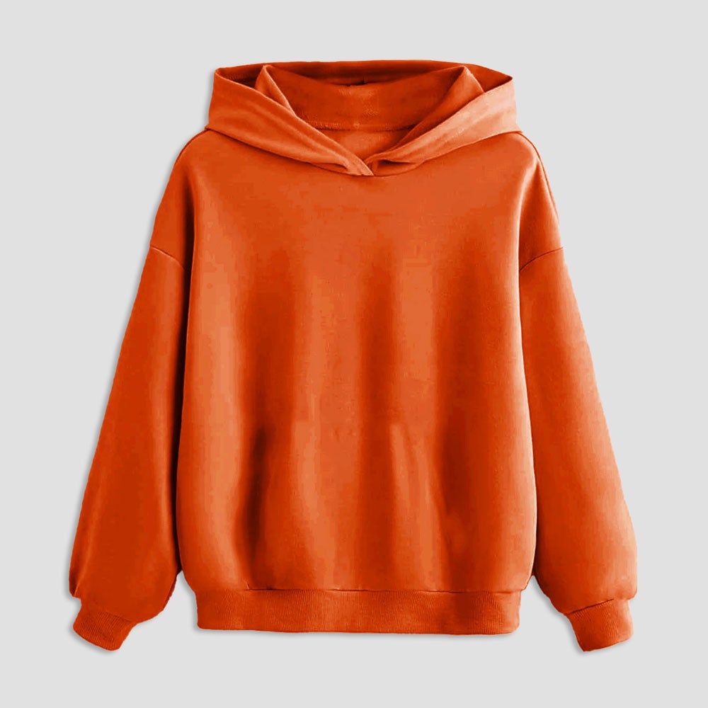 Kid's Thistle Long Sleeve Pullover Fleece Hoodie Boy's Pullover Hoodie HAS Apparel Orange XS 