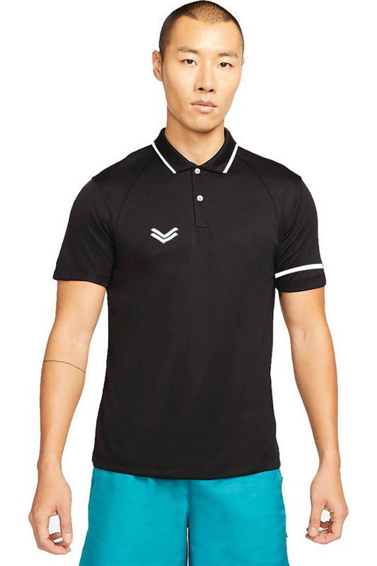 Poler Men's Double Arrow Printed Activewear Polo Shirt Men's Polo Shirt IBT Black S 