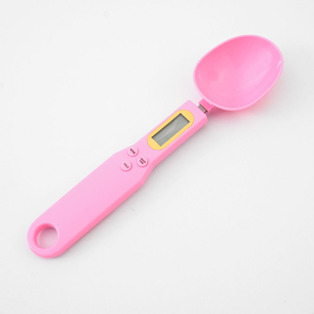 Digital Spoon Scale With LCD Display Kitchen Accessories ALN Pink 