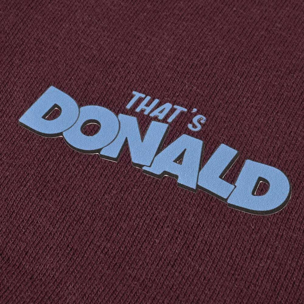 Smart Blanks Kid's That's Donald Printed Long Sleeve Fleece Cardigan Boy's Sweat Shirt Fiza 