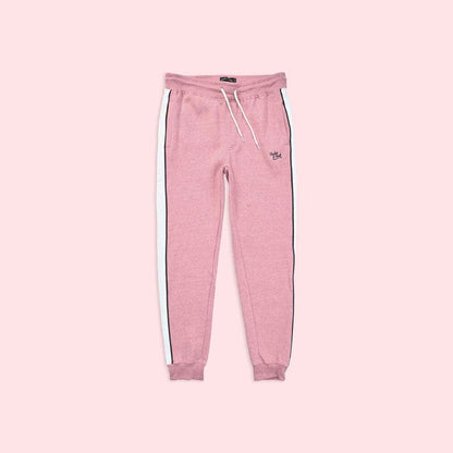 Archer & Finch Boy's Embroidered Soft Fleece Joggers Pants Boy's Trousers LFS Powder Pink 8-10 Years 