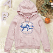 Girl's Lyallpur 95 Printed Pullover Hoodie Girl's Pullover Hoodie LFS Powder Pink 7-8 Years 