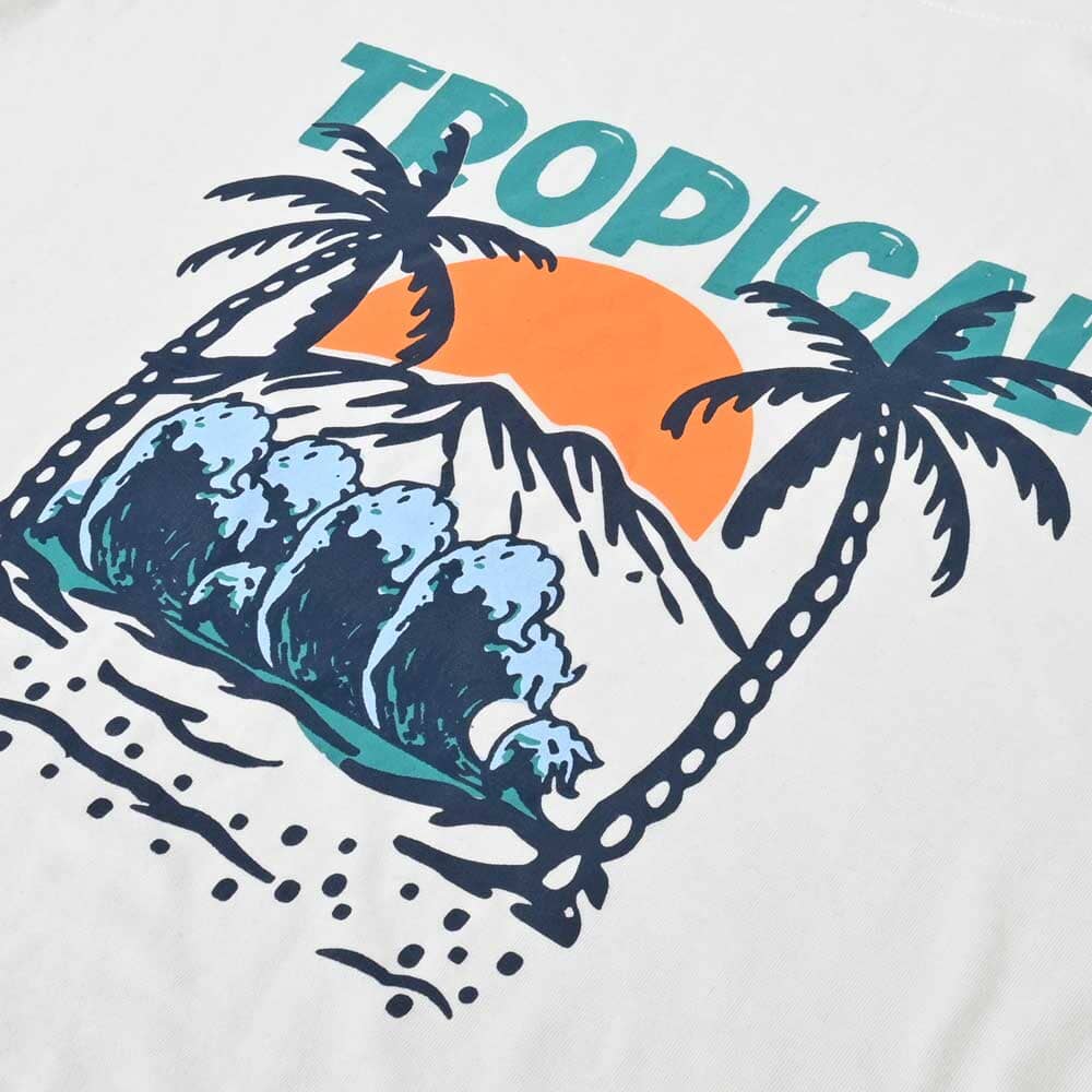 Polo Republica Men's Tropical Printed Crew Neck Tee Shirt Men's Tee Shirt Polo Republica 