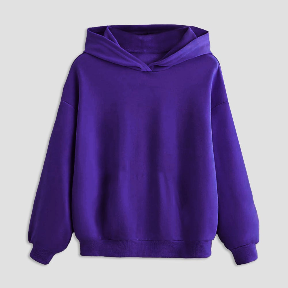 Kid's Thistle Long Sleeve Pullover Fleece Hoodie Boy's Pullover Hoodie HAS Apparel Purple XS 