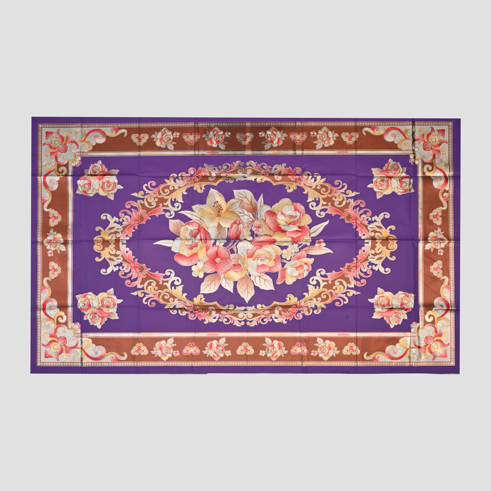 Fancy Plastic Dastarkhwan Table Sheet To Cover Your Dining Table Runner De Artistic Purple 