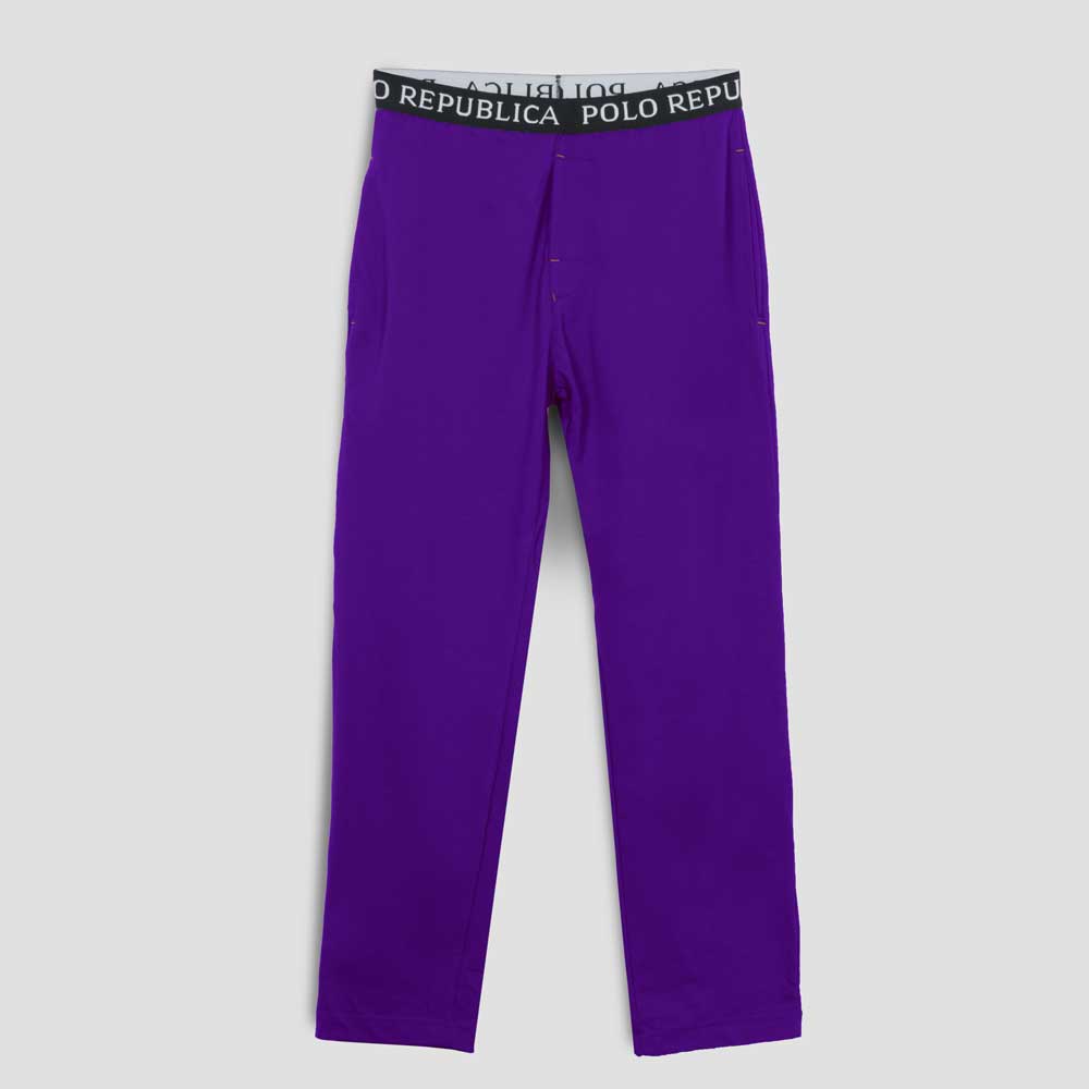Polo Republica Men's Vodice Slim Fit Pique Lounge Summer Pants Men's Sleep Wear Polo Republica Purple S 