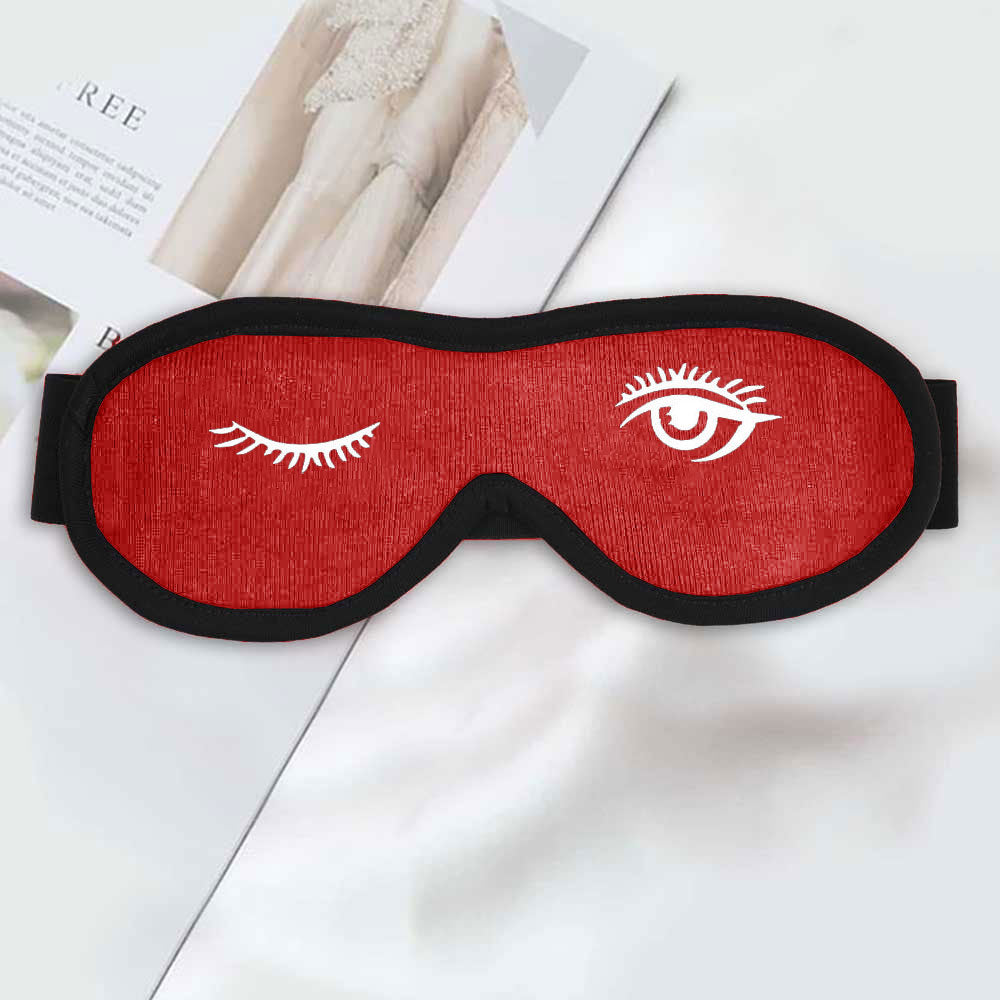 Polo Republica Eye Mask for Sleeping. Made-With-Waste! Eyewear Polo Republica Red Winkle 