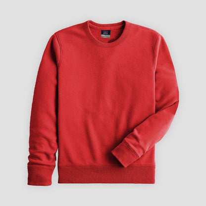 MV Men's Tournai Long Sleeve Fleece Sweat Shirt Men's Sweat Shirt HAS Apparel Red S 