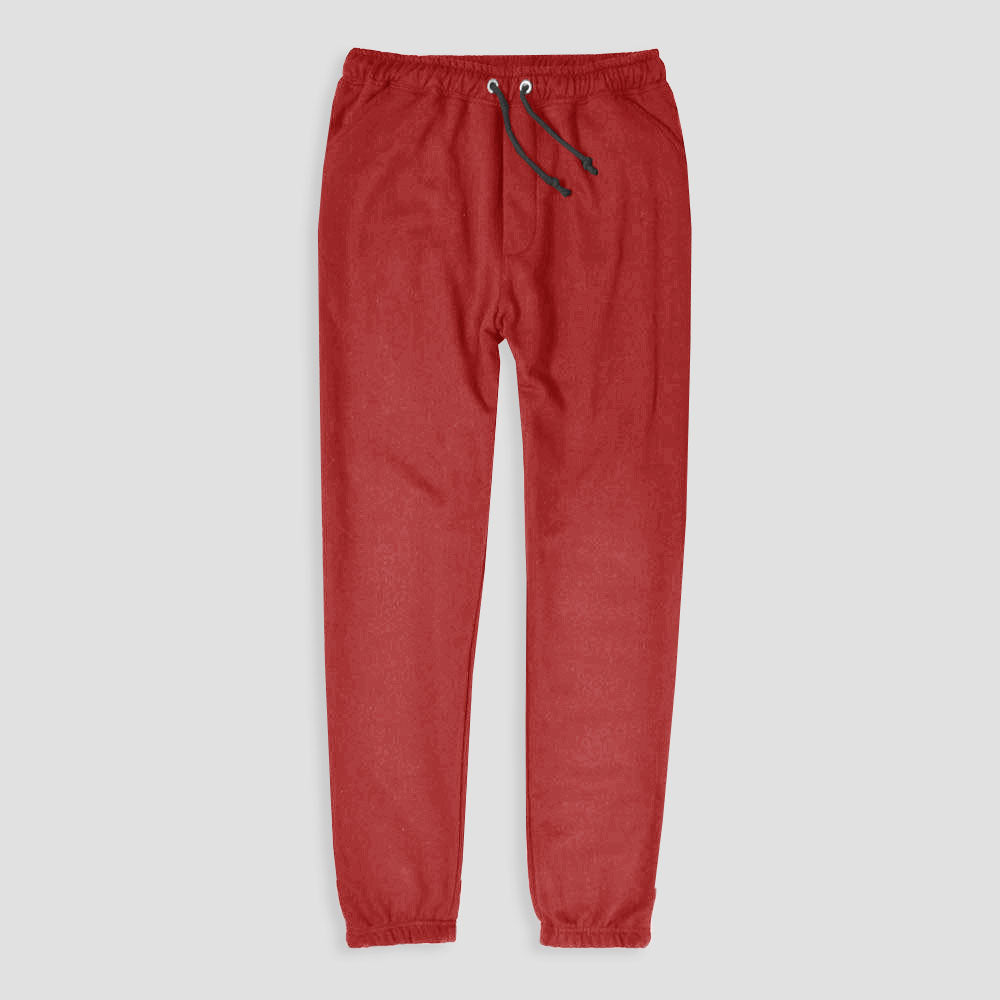 Polo Republica Men's Lagos Fleece Jogger Pants Men's Trousers Polo Republica Red XS 