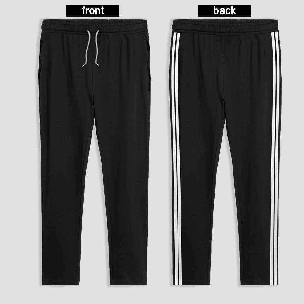 Poler Chitose Men's Super Soft Striped Trousers Black & White