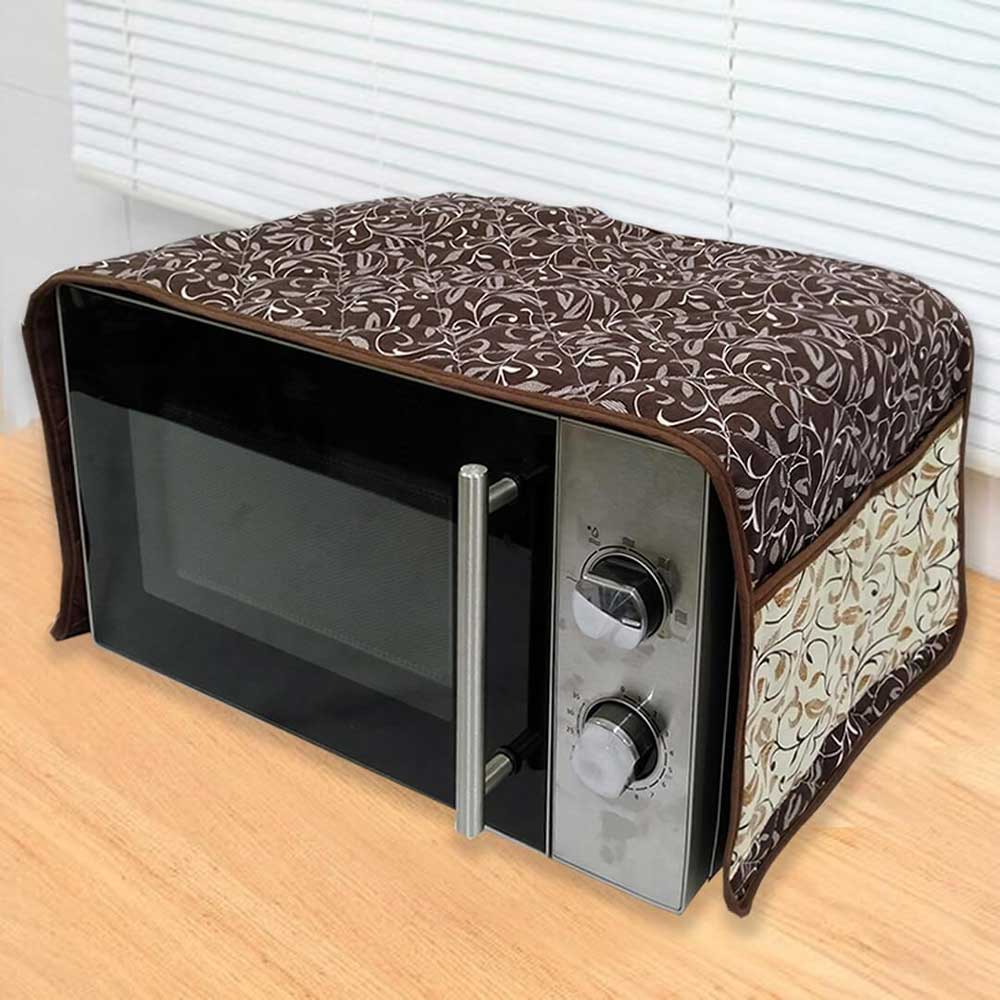 Microwave-Oven Printed Quilted Cover Home Decor FGT Chocolate Medium 